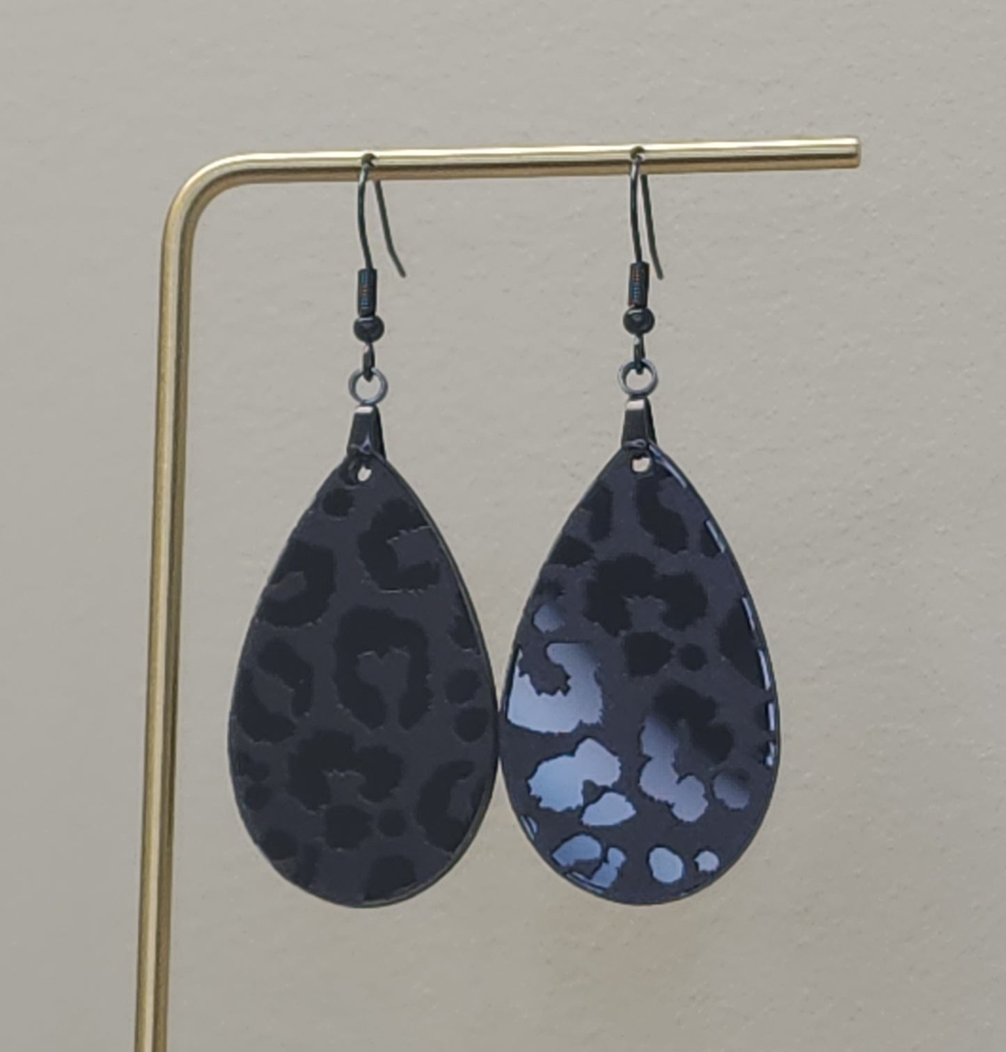 Smoke & Mirrors Teardrop Dangle Earrings