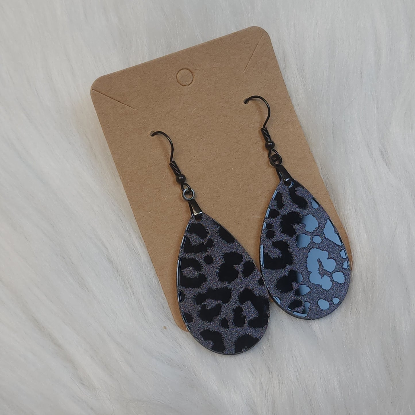 Smoke & Mirrors Teardrop Dangle Earrings