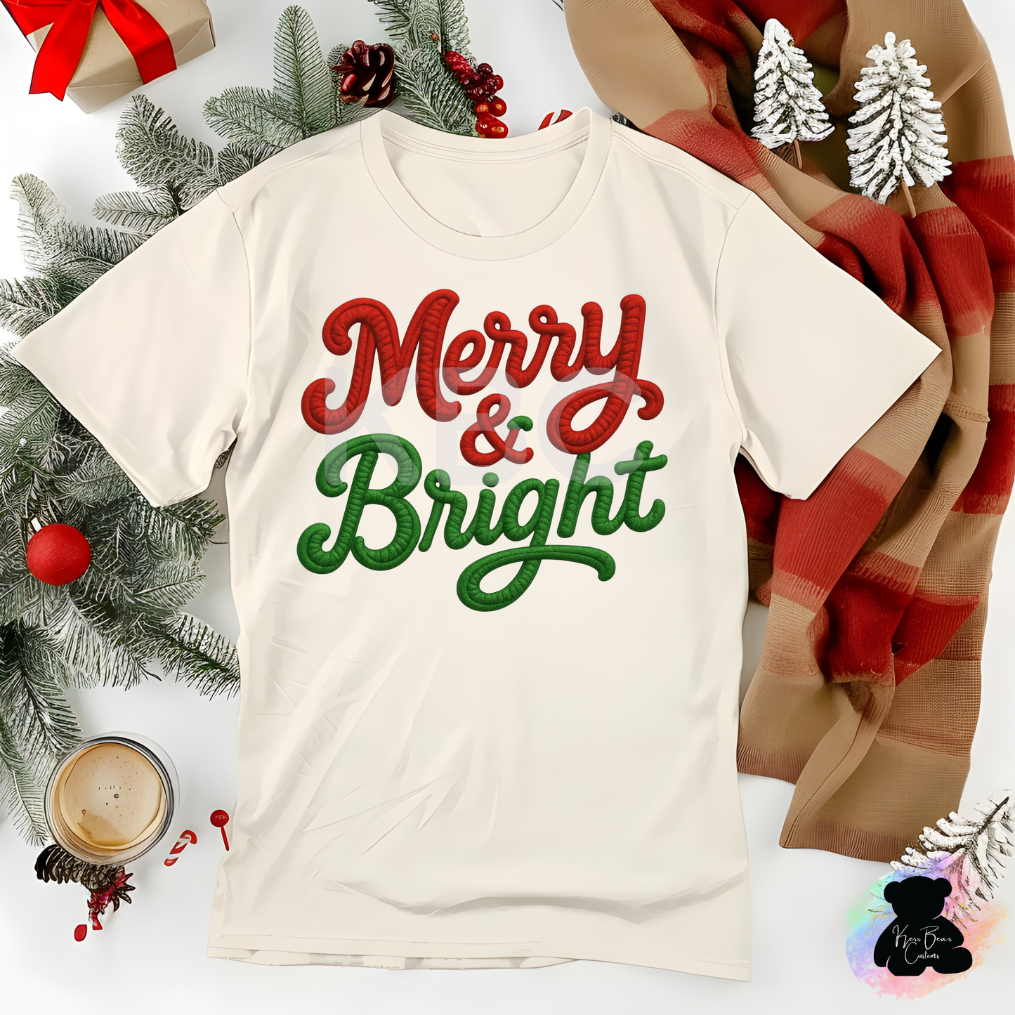 Merry & Bright PNG File