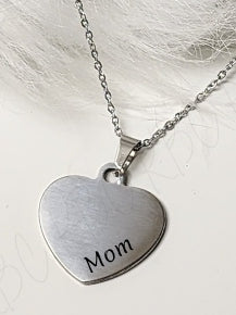 Mom Heart Necklace