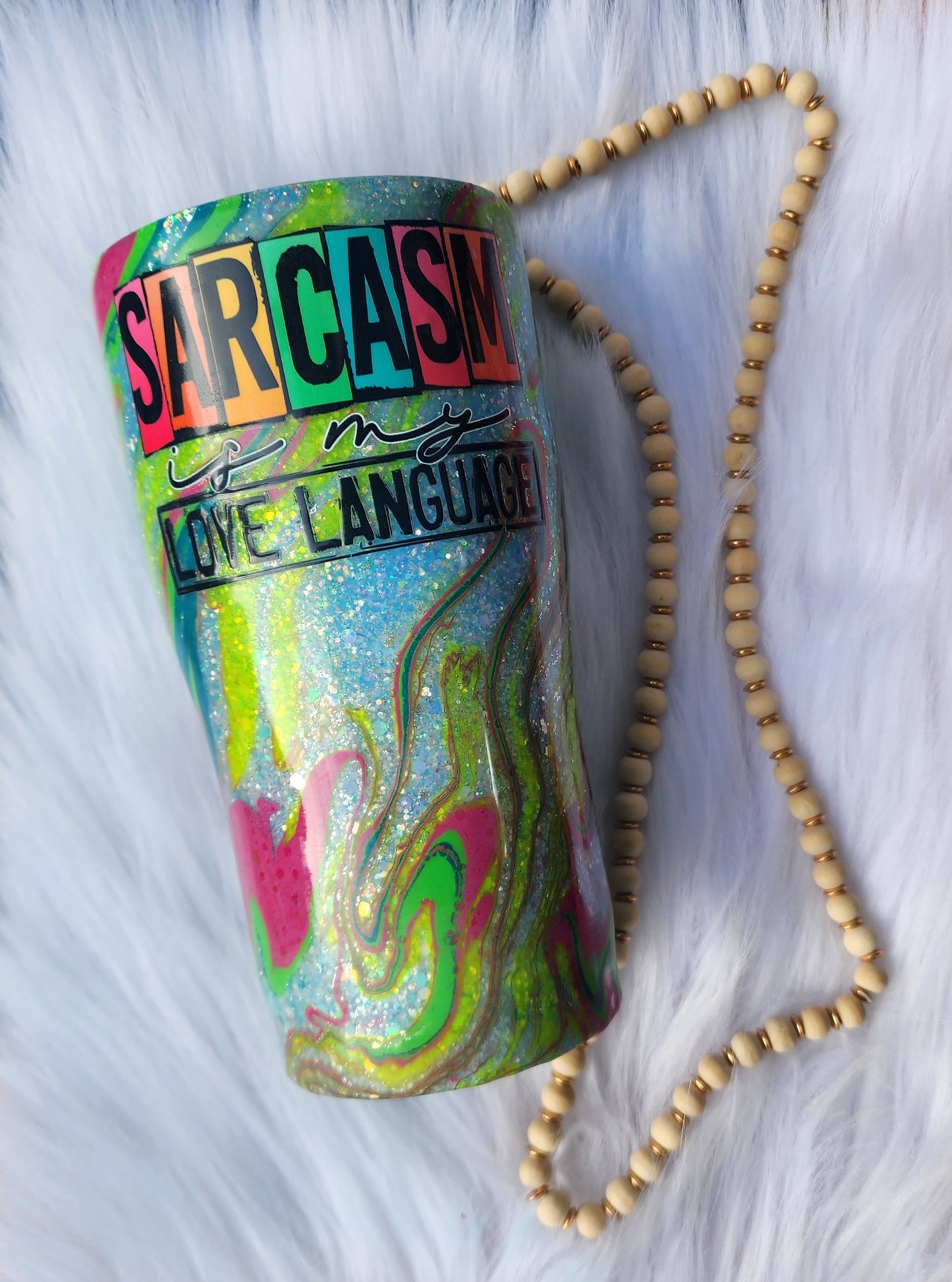 Sarcasic Love 20 oz Ready to Ship Tumblers