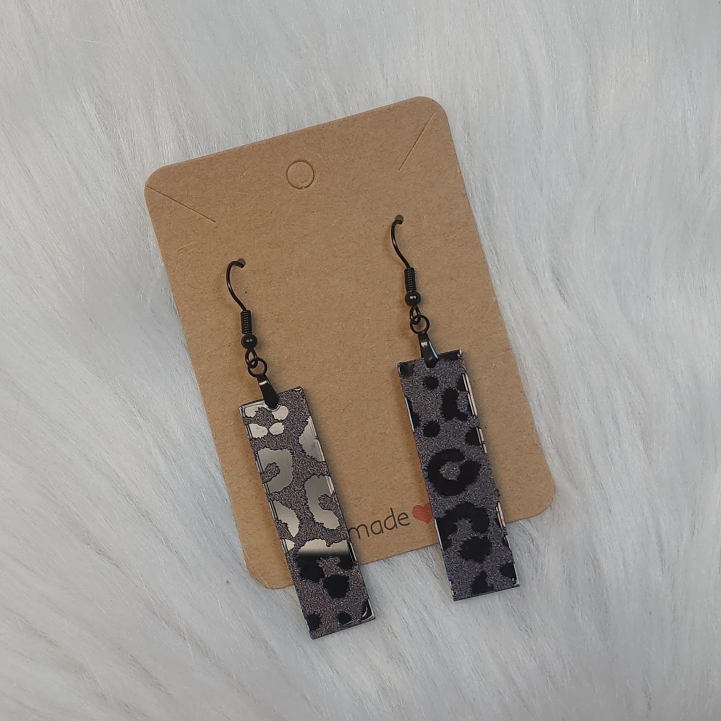 Smoke & Mirrors Rectangle Dangle Earrings