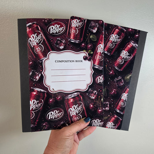 Dr Pepper Sweets Composition Notebook DIGITAL FILE