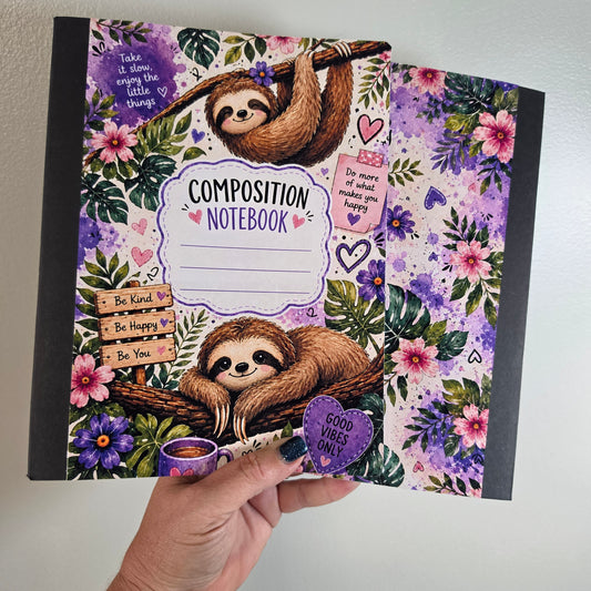 Sloath Inspirations Composition Notebook DIGITAL FILE