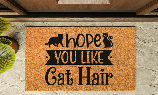 Cat Hair Coir Door Mat