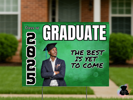 Custom Graduate Yard Sign